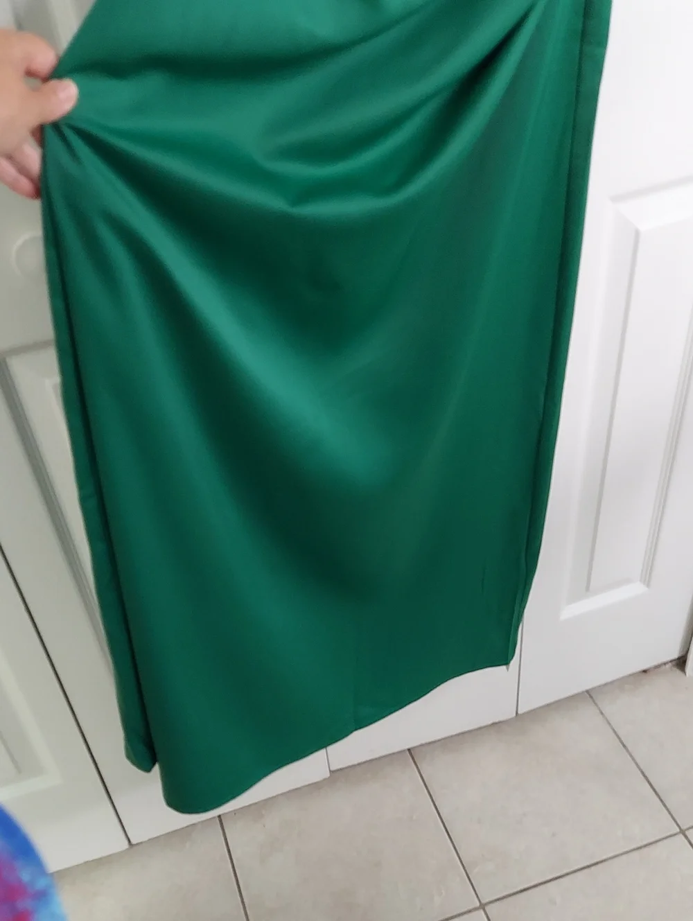 Commense Dress, New!Size L, Emerald Green, Halter - Picture 7 of 11